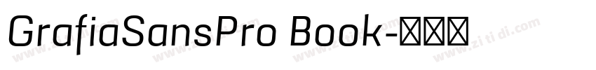 GrafiaSansPro Book字体转换